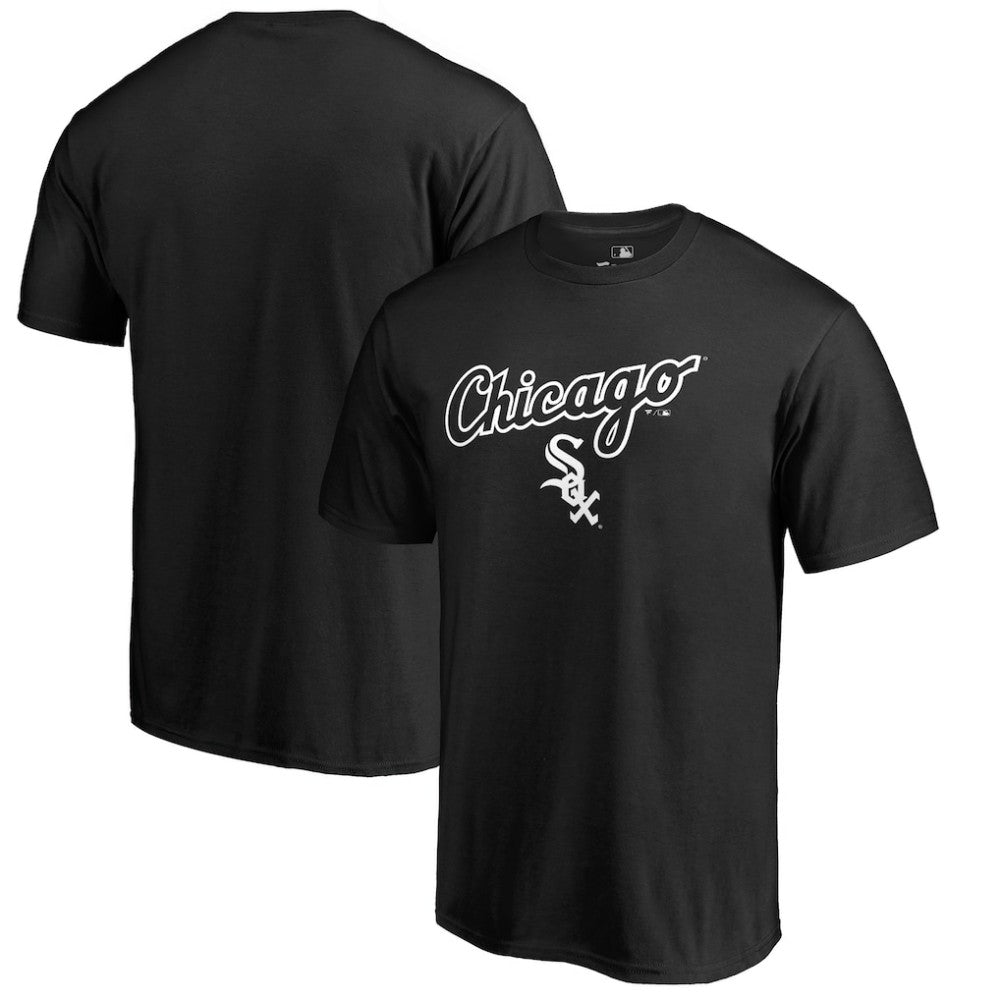 Chicago White Sox Team Lockup T-Shirt Black