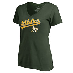 Athletics Women's Team Lockup T-Shirt Green
