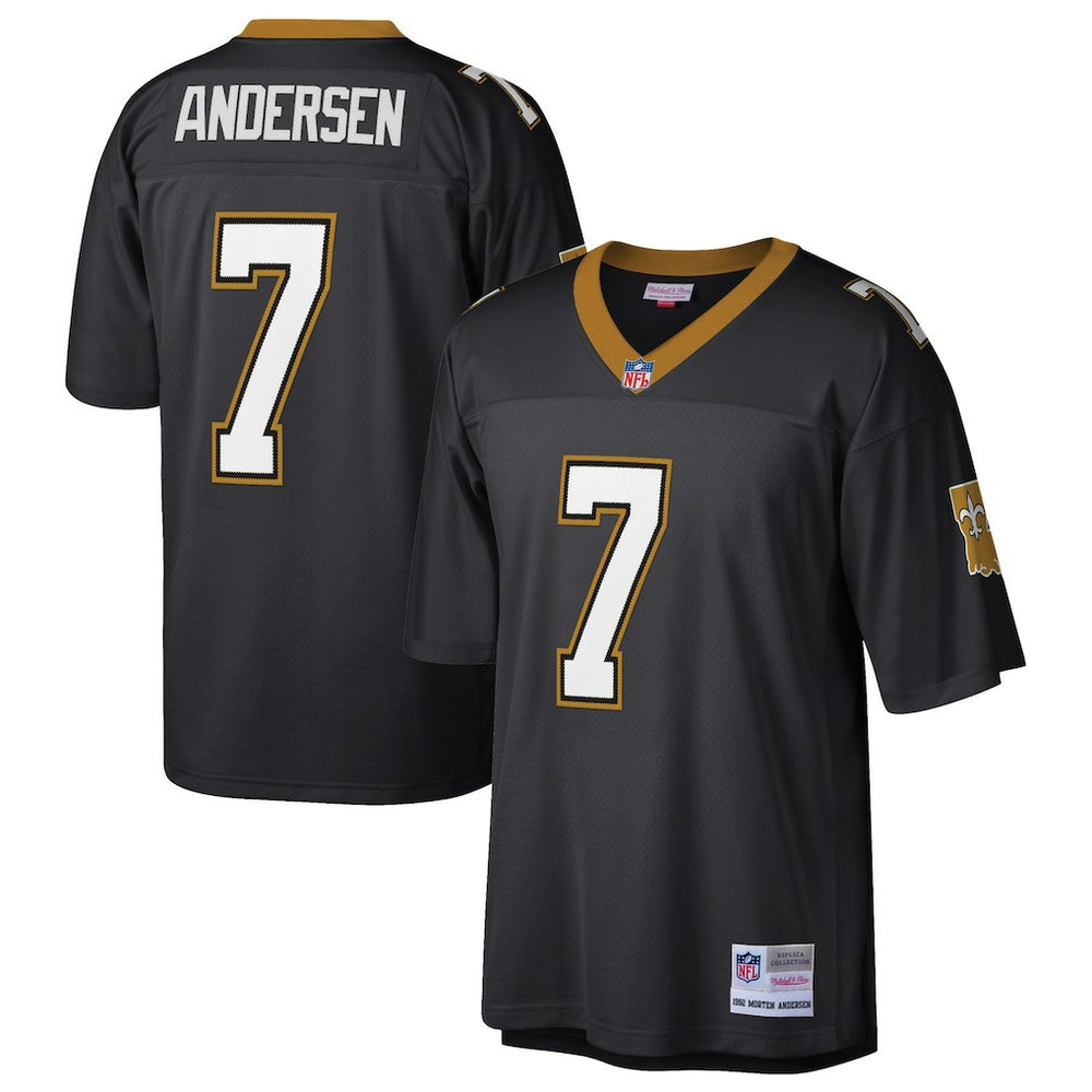 Morten Andersen New Orleans Saints Retired Player Legacy Replica Jersey - Black for sale
