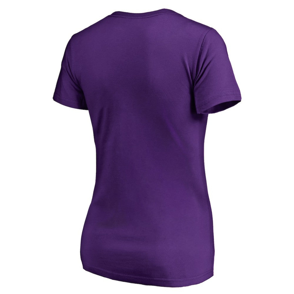 Colorado Rockies Women's Team Lockup T-Shirt Purple