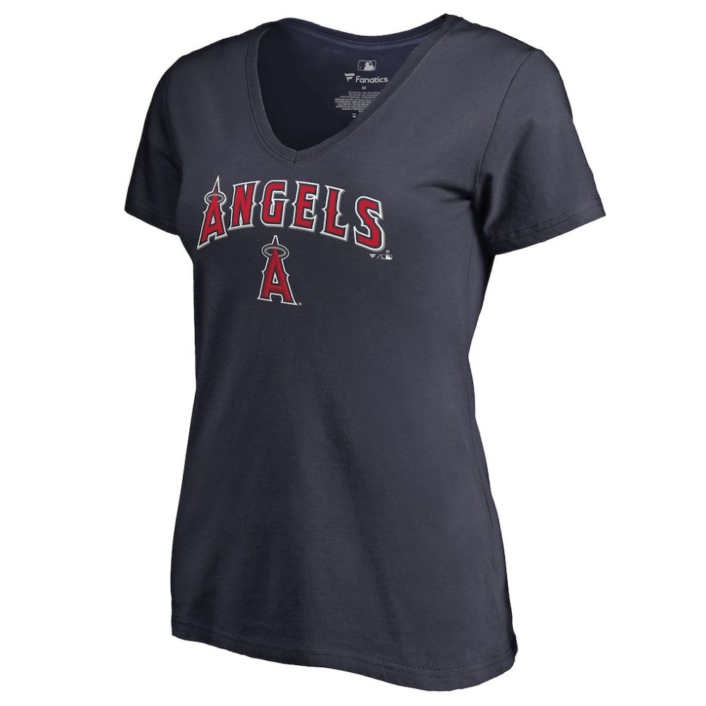 Los Angeles Angels Women's Team Lockup T-Shirt Navy