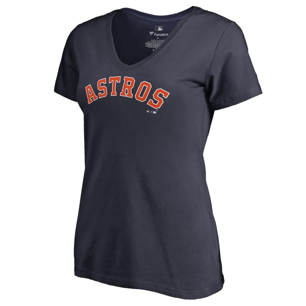 Houston Astros Women's Team Wordmark T-Shirt Navy