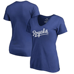 Kansas City Royals Women's Team Wordmark T-Shirt Royal