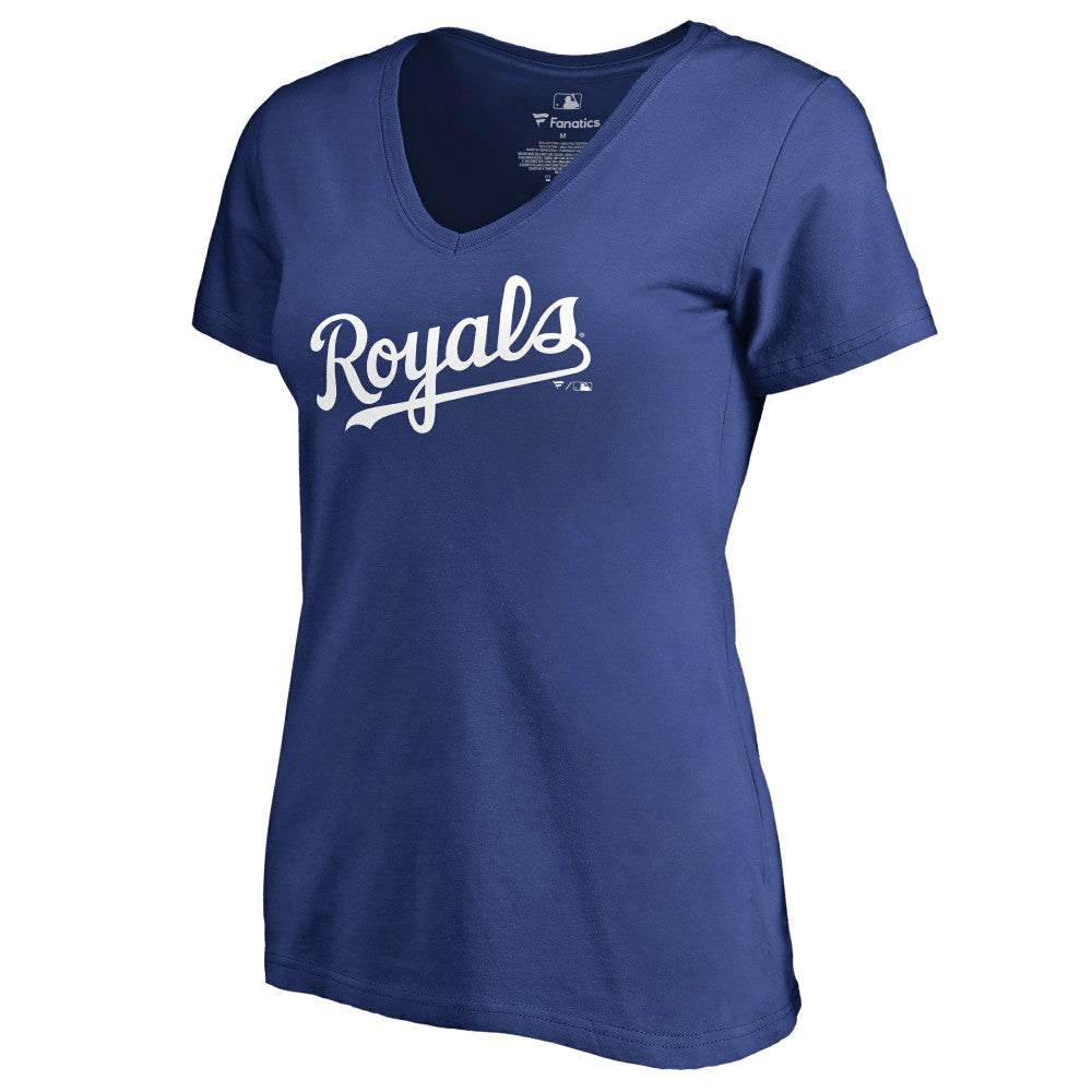 Kansas City Royals Women's Team Wordmark T-Shirt Royal