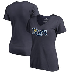 Tampa Bay Rays Women's Team Wordmark T-Shirt Navy