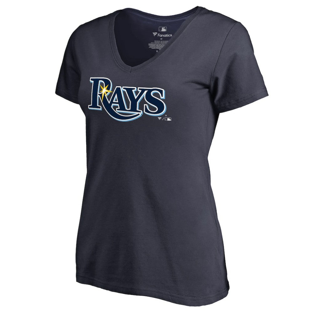 Tampa Bay Rays Women's Team Wordmark T-Shirt Navy