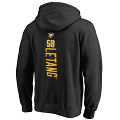 Kris Letang Pittsburgh Penguins Backer Pullover Hoodie Black