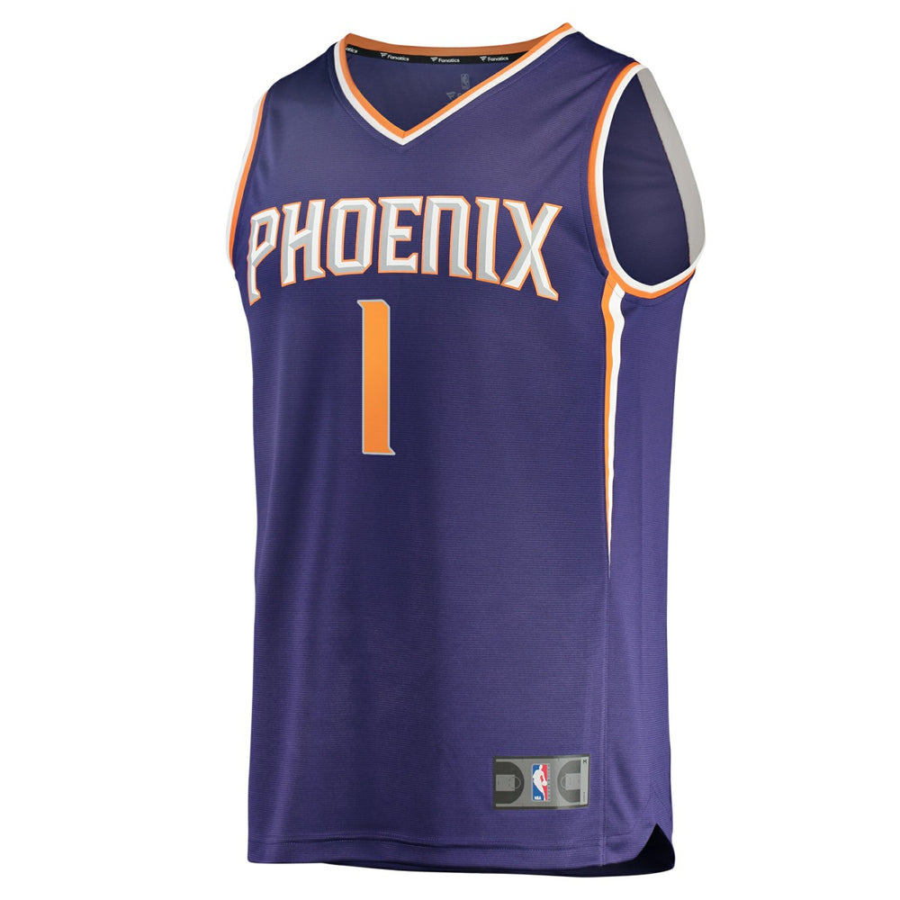 Devin Booker Phoenix Suns Fast Break Replica Jersey Purple - Icon Edition
