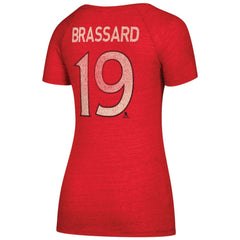 Derick Brassard Ottawa Senators CCM Women's Name & Number V-Neck T-Shirt Red