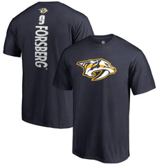 Filip Forsberg Nashville Predators Backer T-Shirt Navy