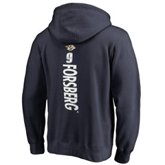 Filip Forsberg Nashville Predators Backer Pullover Hoodie Navy