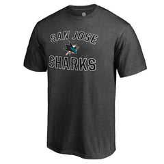 San Jose Sharks Victory Arch T-Shirt Heathered Gray