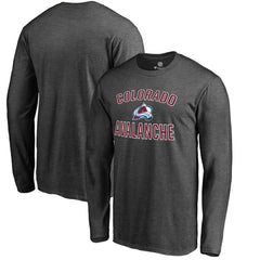 Colorado Avalanche Victory Arch Long Sleeve T-Shirt Heathered Gray