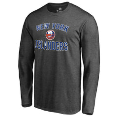 New York Islanders Victory Arch Long Sleeve T-Shirt Heathered Gray