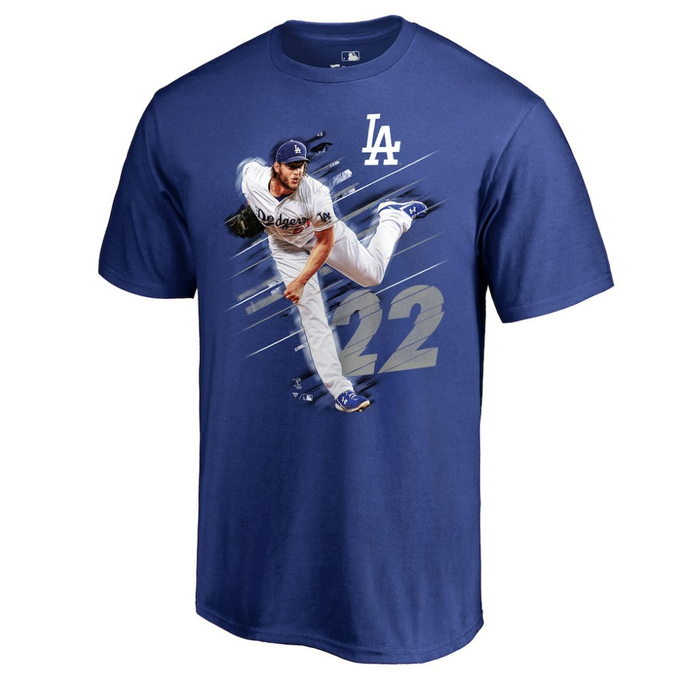 Clayton Kershaw Los Angeles Dodgers Fade Away T-Shirt Royal