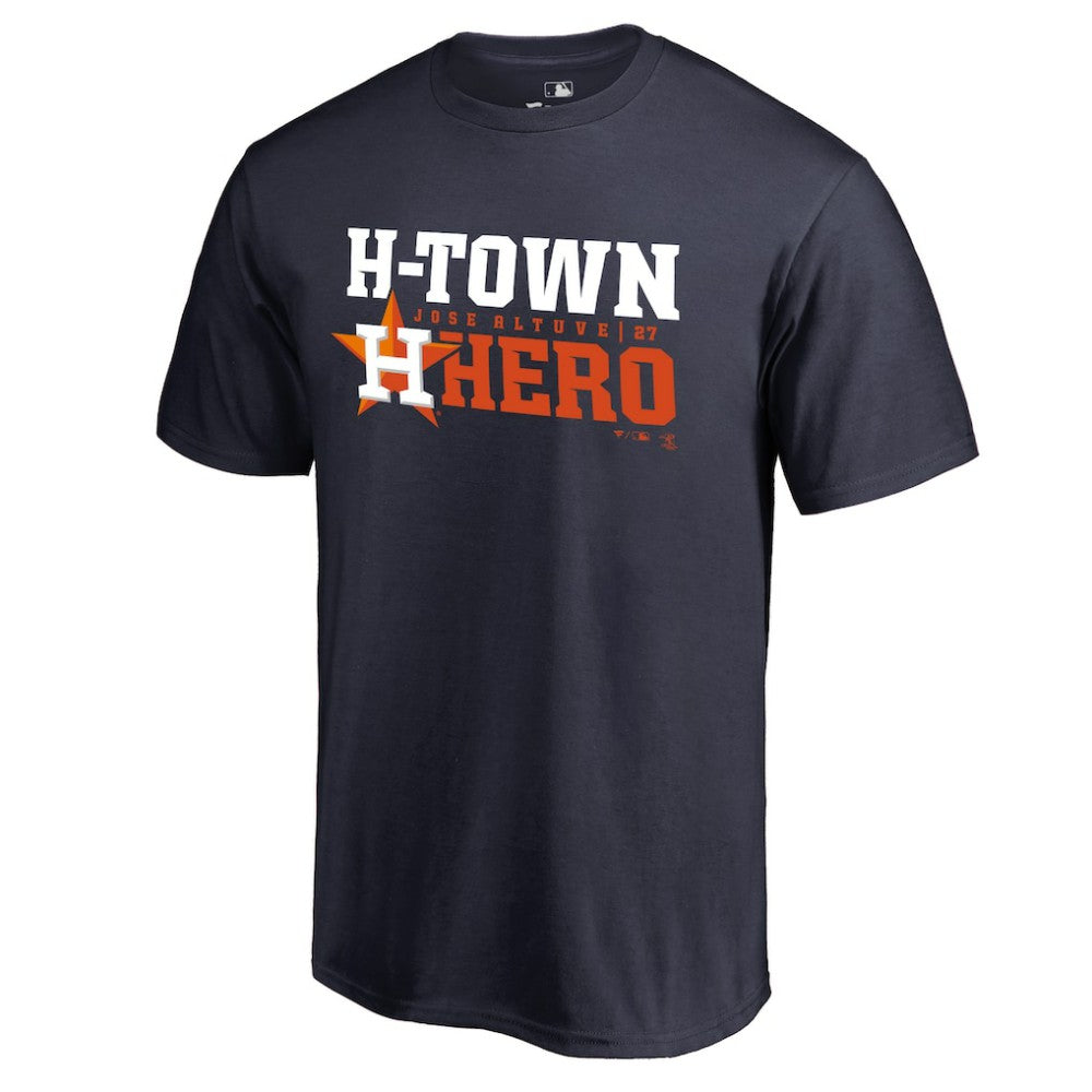 Jose Altuve Houston Astros Player Hometown Collection T-Shirt Navy