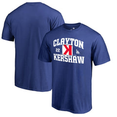 Clayton Kershaw Los Angeles Dodgers Player Hometown Collection CK Strike T-Shirt Royal