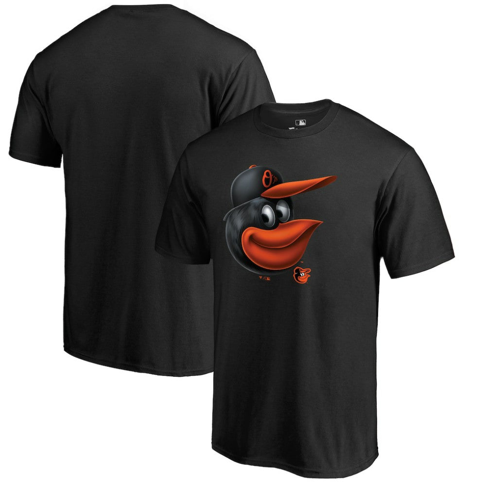 Baltimore Orioles Midnight Mascot Logo T-Shirt Black