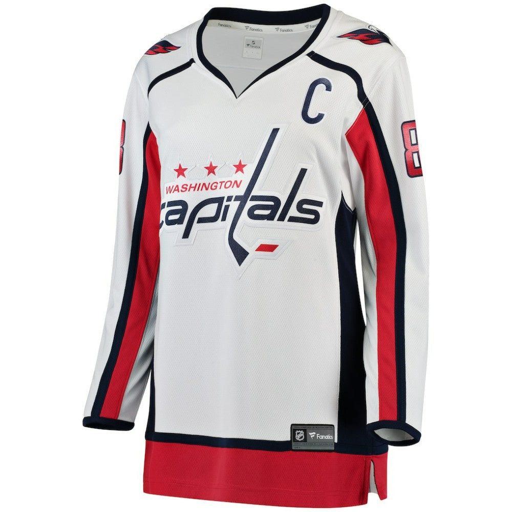 Alexander Ovechkin Washington Capitals Fanatics Women's Away Breakaway Jersey White