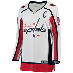 Alexander Ovechkin Washington Capitals Fanatics Women's Away Breakaway Jersey White