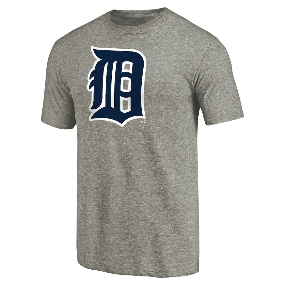 Detroit Tigers Cooperstown Collection Forbes Tri-Blend T-Shirt Ash