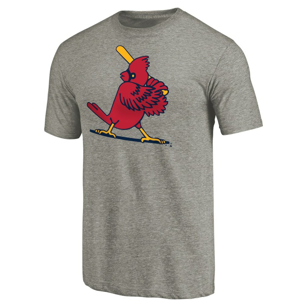 St. Louis Cardinals Cooperstown Collection Forbes Tri-Blend T-Shirt Ash