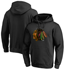 Chicago Blackhawks Midnight Mascot Pullover Hoodie Black