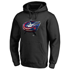 Columbus Blue Jackets Midnight Mascot Pullover Hoodie Black