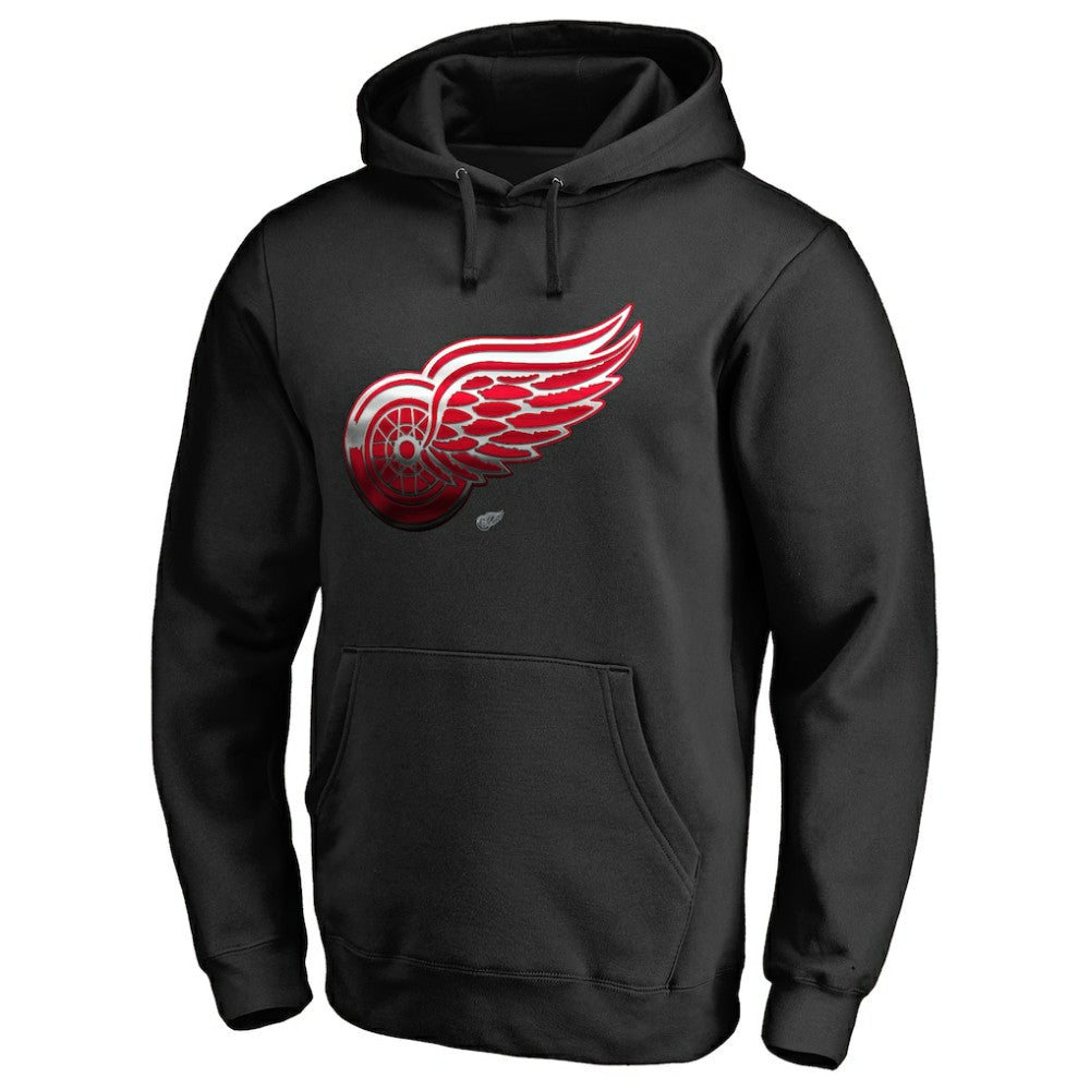 Detroit Red Wings Midnight Mascot Pullover Hoodie Black