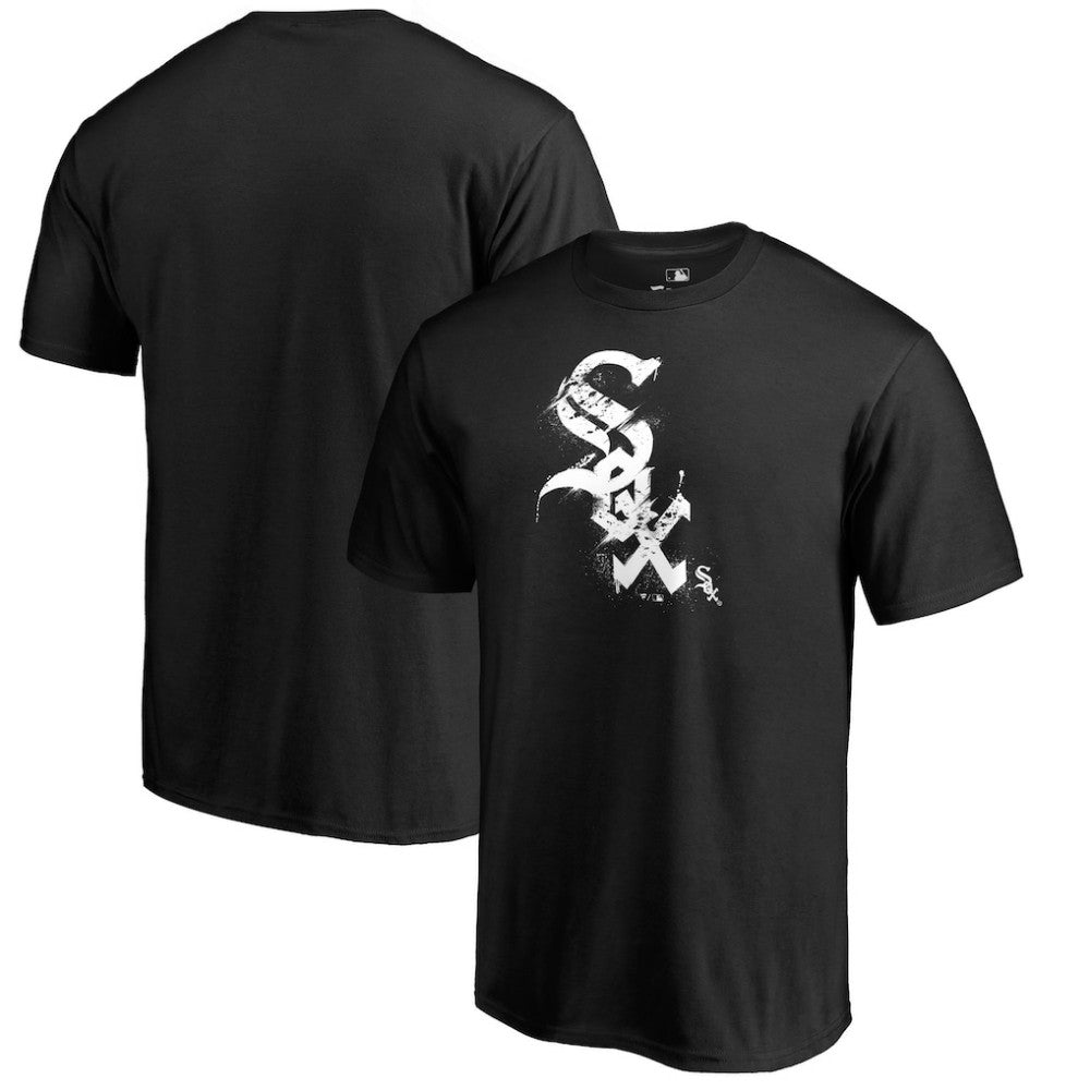 Chicago White Sox Splatter Logo T-Shirt Black