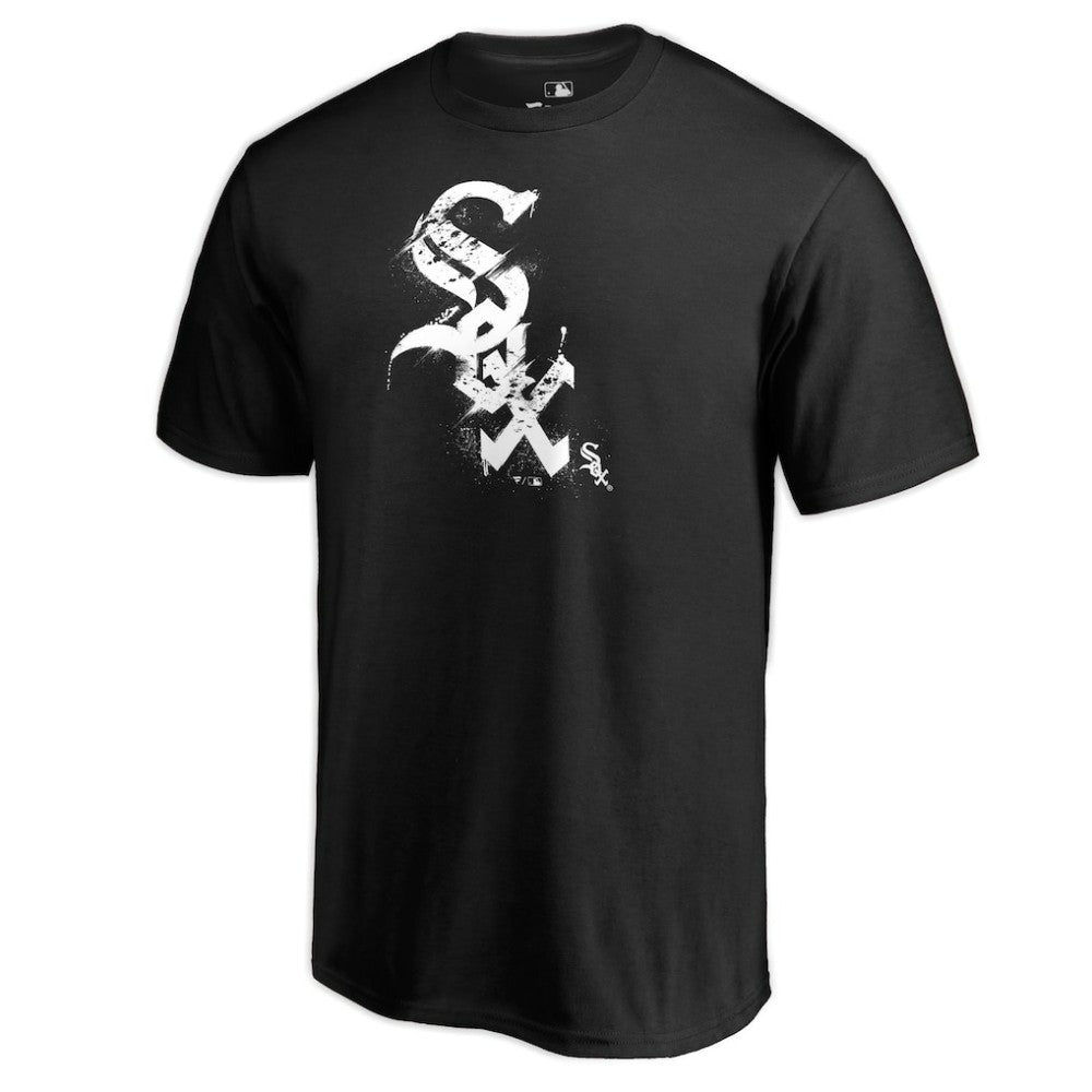 Chicago White Sox Splatter Logo T-Shirt Black
