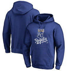 Kansas City Royals Splatter Logo Pullover Hoodie Royal