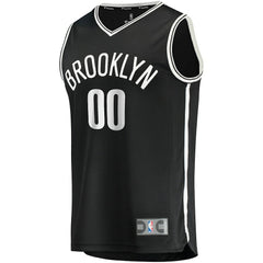 Brooklyn Nets Fast Break Custom Replica Jersey Black - Icon Edition