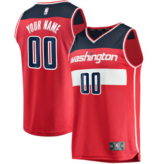 Washington Wizards Fast Break Custom Replica Jersey Red - Icon Edition