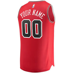 Chicago Bulls Youth Fast Break Custom Replica Jersey Red sale - Icon Edition