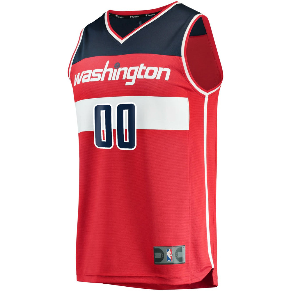 Washington Wizards Youth Fast Break Custom Replica Jersey Red - Icon Edition