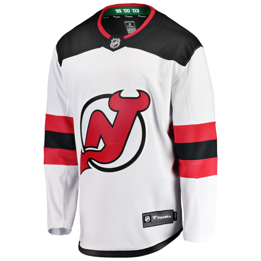 New Jersey Devils Fanatics Youth Away Breakaway Jersey White