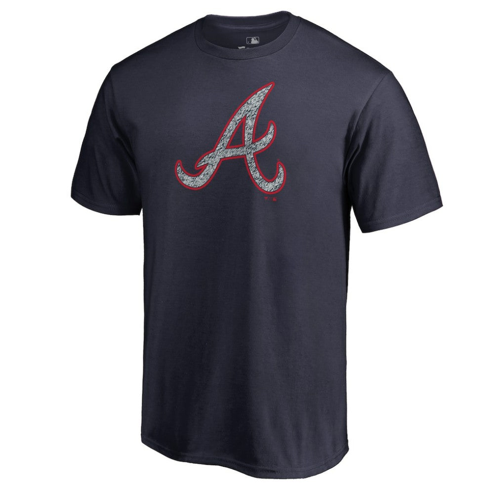 Atlanta Braves Static Logo T-Shirt Navy