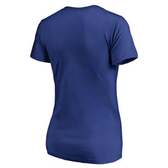 Kansas City Royals Women's Static Logo V-Neck T-Shirt Royal