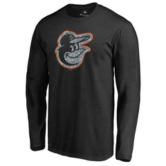 Baltimore Orioles Static Logo Long Sleeve T-Shirt Black