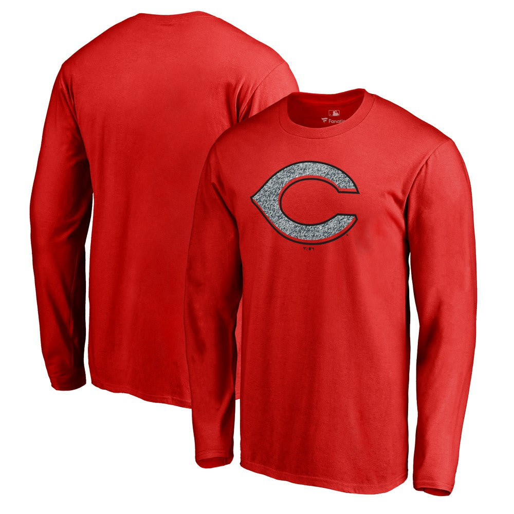 Cincinnati Reds Static Logo Long Sleeve T-Shirt Red