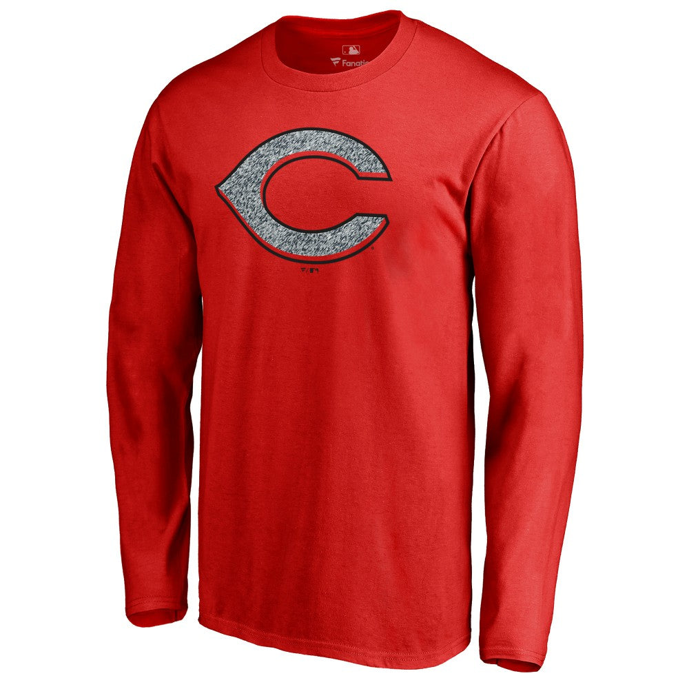 Cincinnati Reds Static Logo Long Sleeve T-Shirt Red