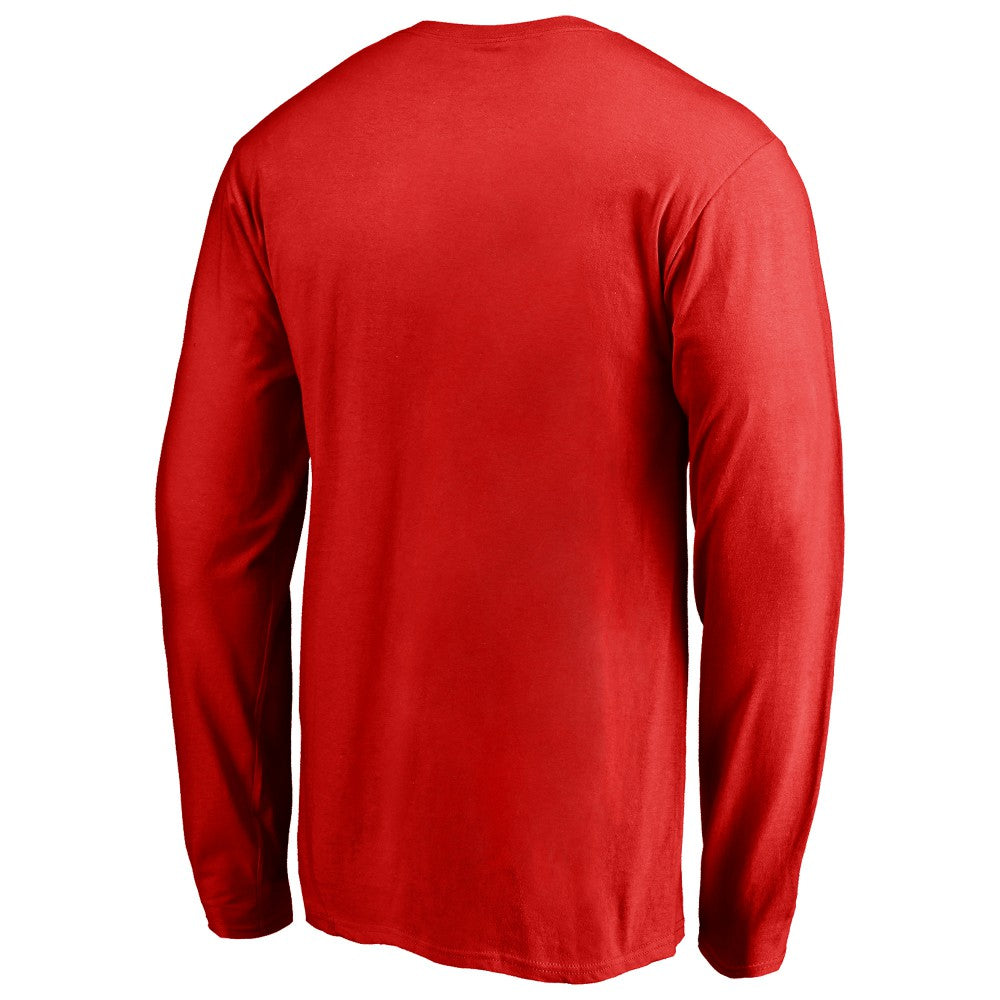 Cincinnati Reds Static Logo Long Sleeve T-Shirt Red