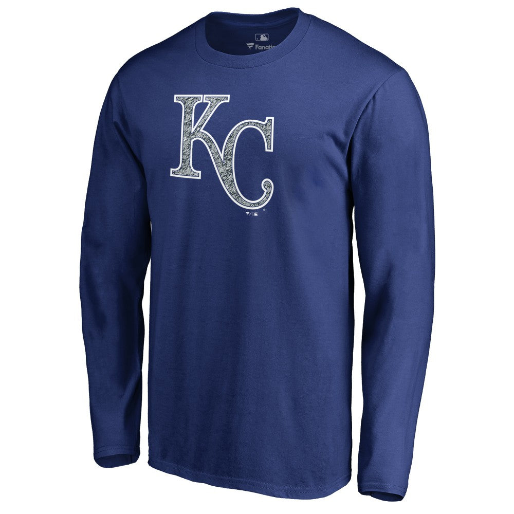 Kansas City Royals Static Logo Long Sleeve T-Shirt Royal