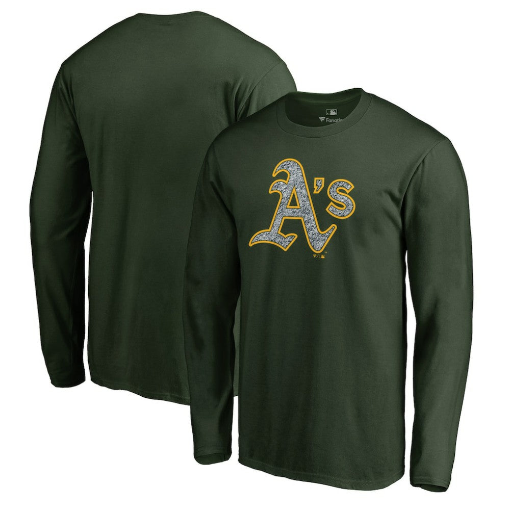 Athletics Static Logo Long Sleeve T-Shirt Green