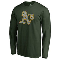 Athletics Static Logo Long Sleeve T-Shirt Green