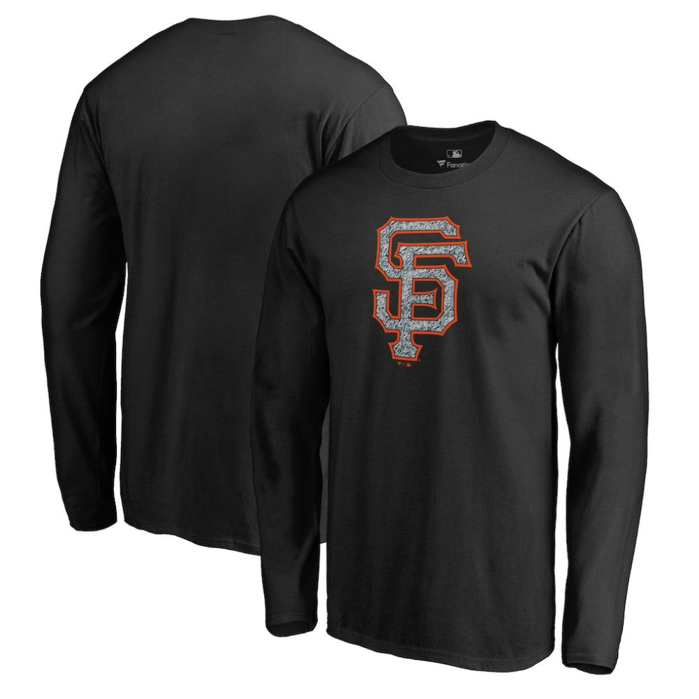 San Francisco Giants Static Logo Long Sleeve T-Shirt Black