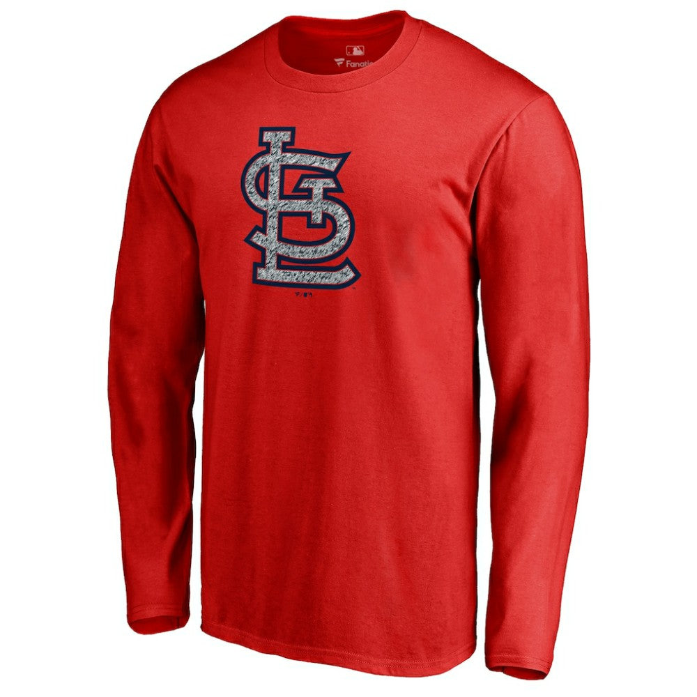St. Louis Cardinals Static Logo Long Sleeve T-Shirt Red
