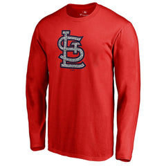 St. Louis Cardinals Static Logo Long Sleeve T-Shirt Red