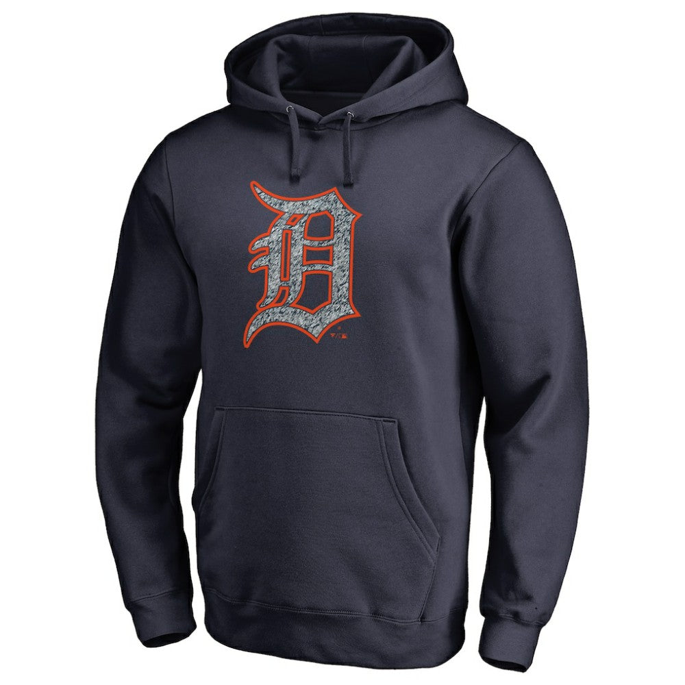 Detroit Tigers Static Logo Pullover Hoodie Navy